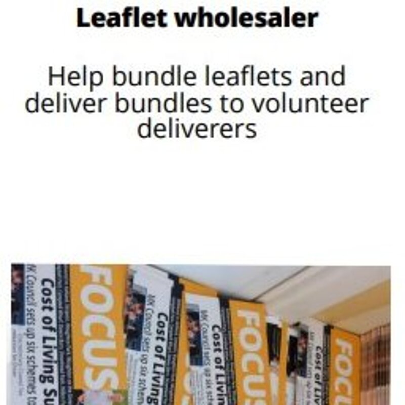 Leaflet wholesaler 
